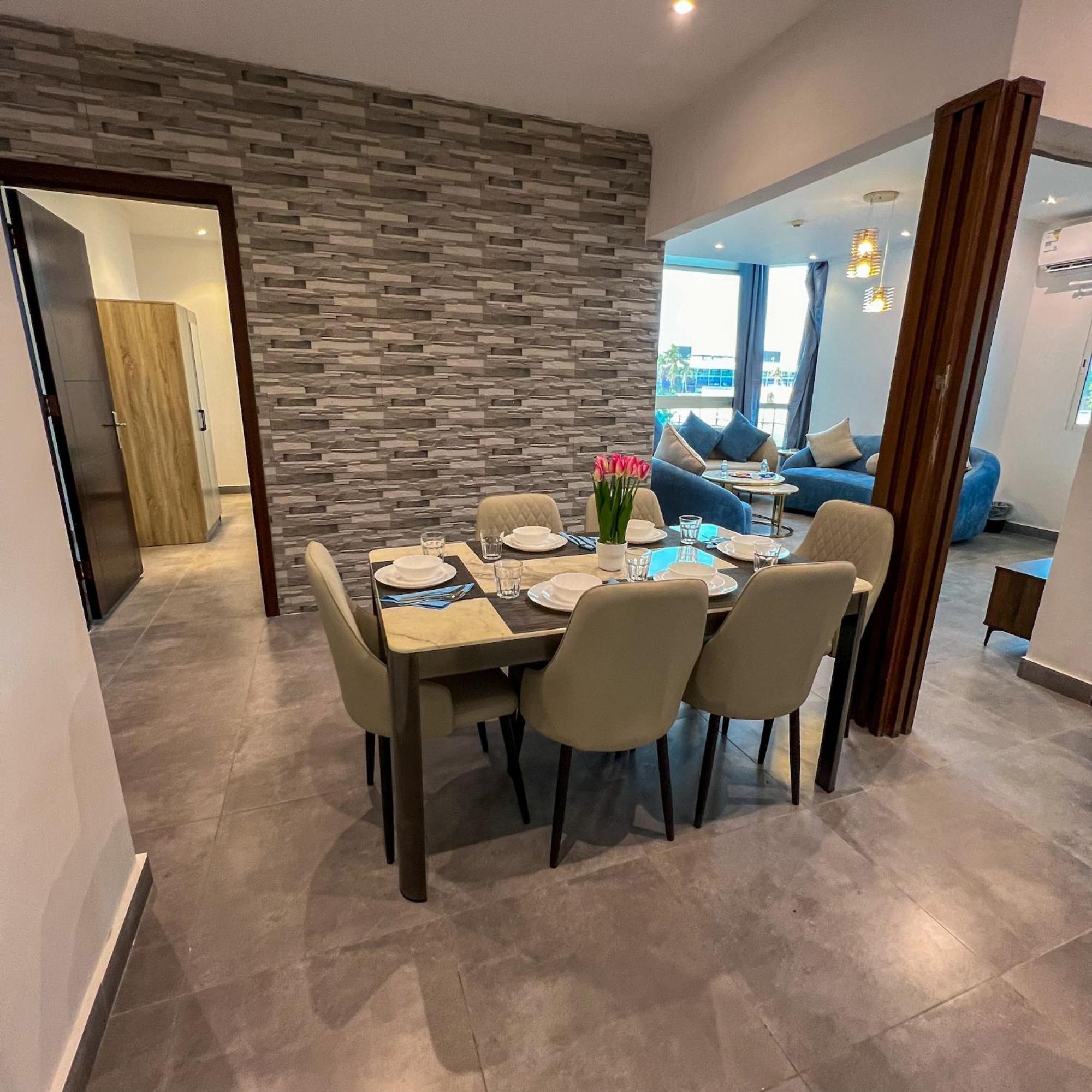 The Red Sea Apartment شقة البحر الأحمر Yidda Exterior foto